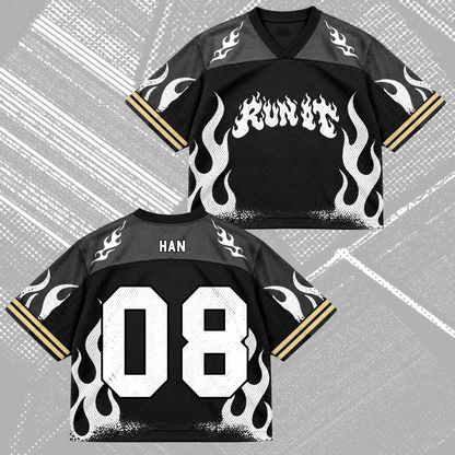 Savage Run It Stay Club All Members Heavy Metal Mixed Mesh Jersey For Stay