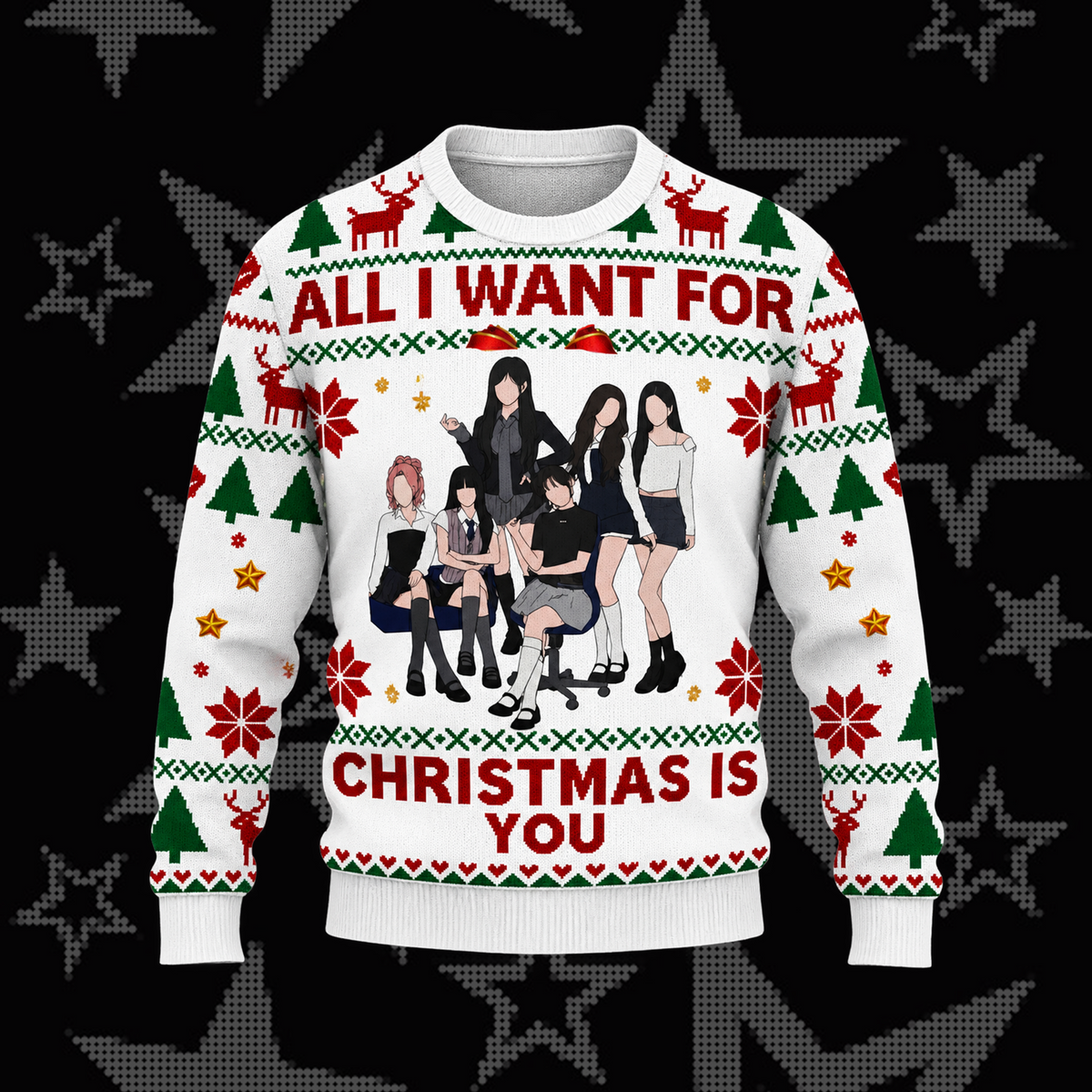 All I Want for Christmas Is You I.V.E Ugly Sweater Gift For Dive