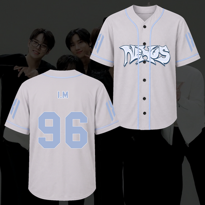 Serene Monsta X The X Nexus Tour Baseball Jersey Fan Gifts