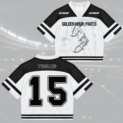 Epic Golden Hour Part 6 ATEEZ Mixed Mesh Jersey Jersey For Atiny