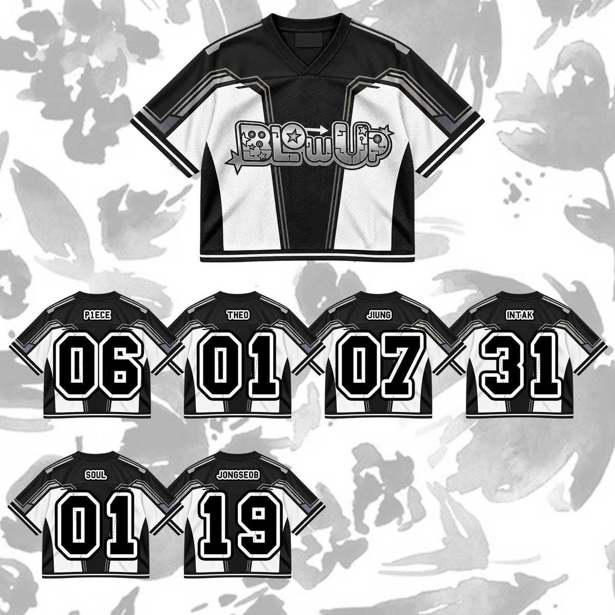 CreepEye Horror Haven P1harmony Mesh-Trikot Fan-Edition