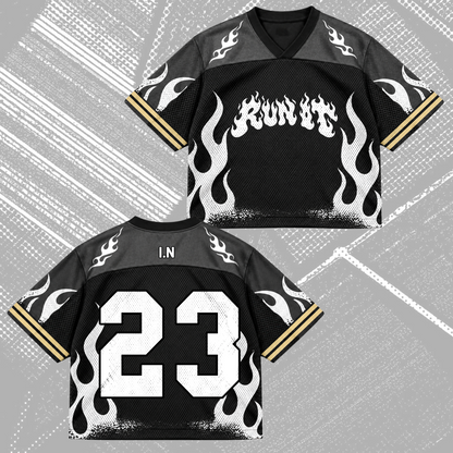 Savage Run It Stay Club All Members Heavy Metal Mixed Mesh Jersey For Stay