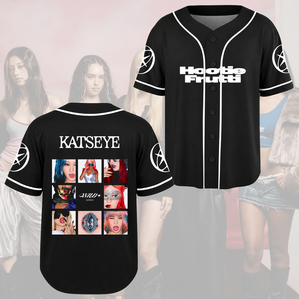 Captivating KATSEYE Hootie Frutti Shirt Kpop Concert Outfit