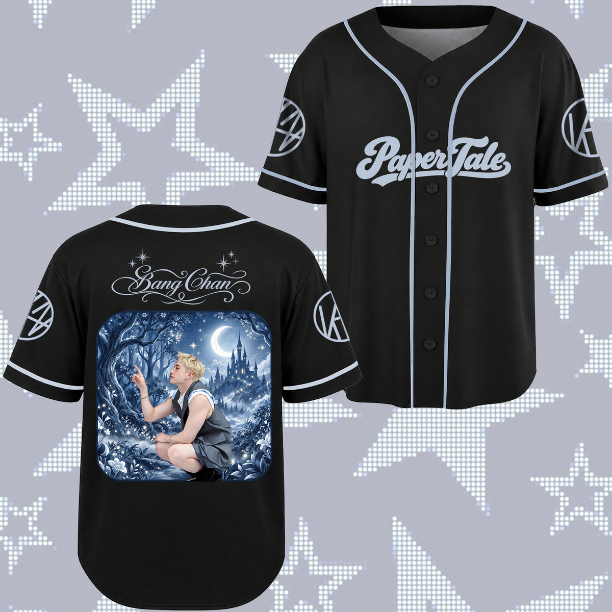 Stray Kids Run It World Tour Baseball-Trikot Edgy Streetwear Geschenk für Fans
