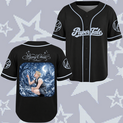 Stray Kids Run It World Tour Baseball-Trikot Edgy Streetwear Geschenk für Fans