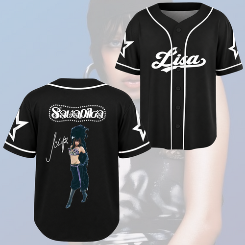 LISA SaWaDiKa Single Vintage Signature Baseball Jersey Gift For Fans