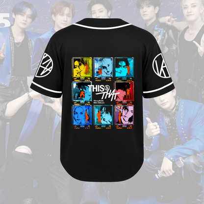 Stray Kids This & That Album Baseball Jersey SKZ Merch STAY Gift