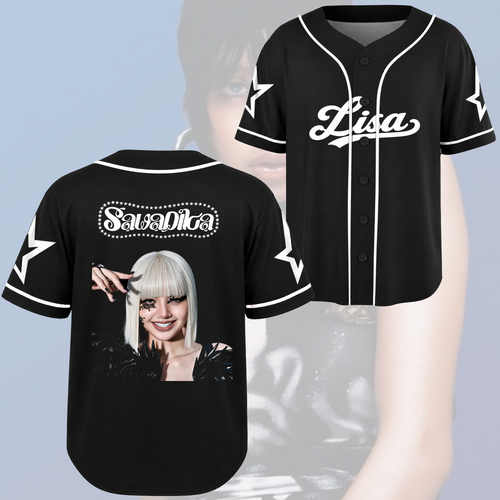 LISA SawaDika Pop Star Baseball Jersey For LILIES