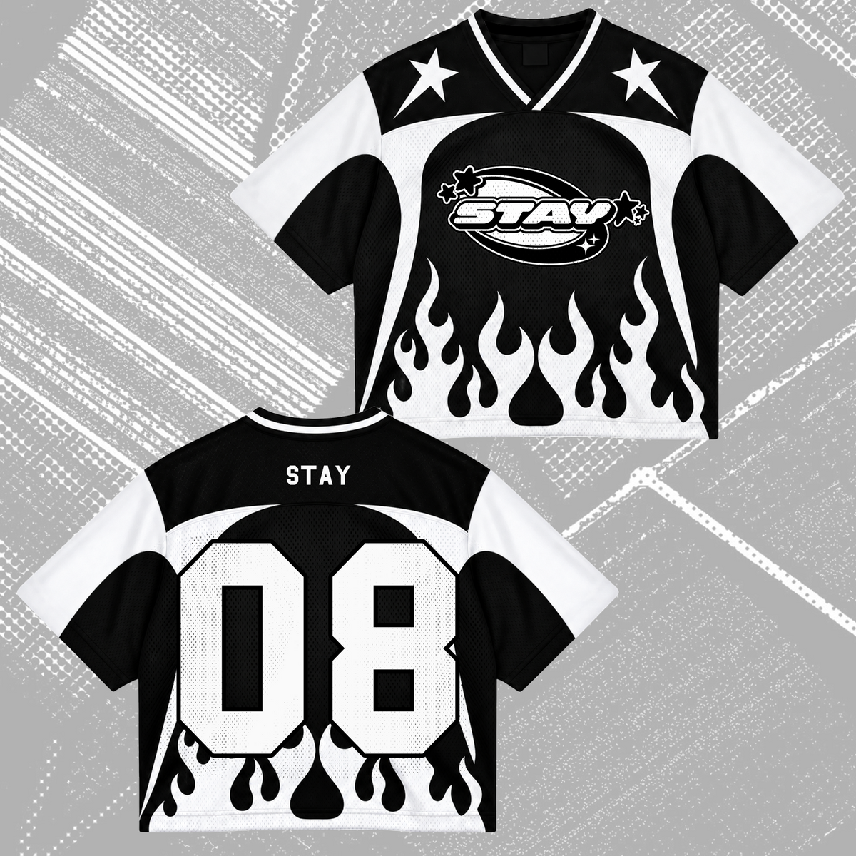 Epic This And That Stay Club All Members Heavy Metal Mixed Mesh Jersey For Stay