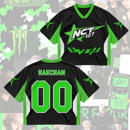 NCT 127 07 Blingy Album Cyber Star Mixed Mesh Trikot Geschenk für Fans