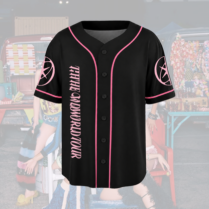 Pinky Up Katseye The Wildworld Tour Baseball Jersey