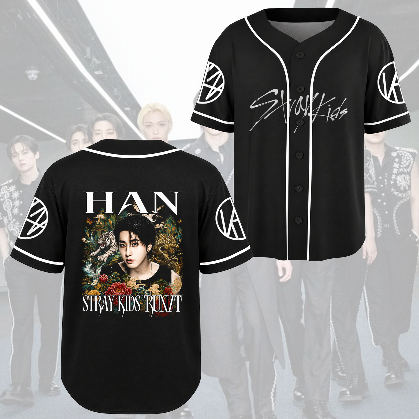 Marvelous Bang Chan Stray Kids Baseball Jersey Run It Kpop Gift for Fan