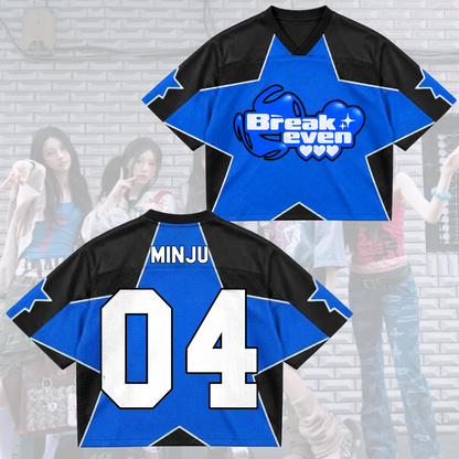 Super Star Breakeven Illit Album Mixed Mesh Jersey Gift For Gllit