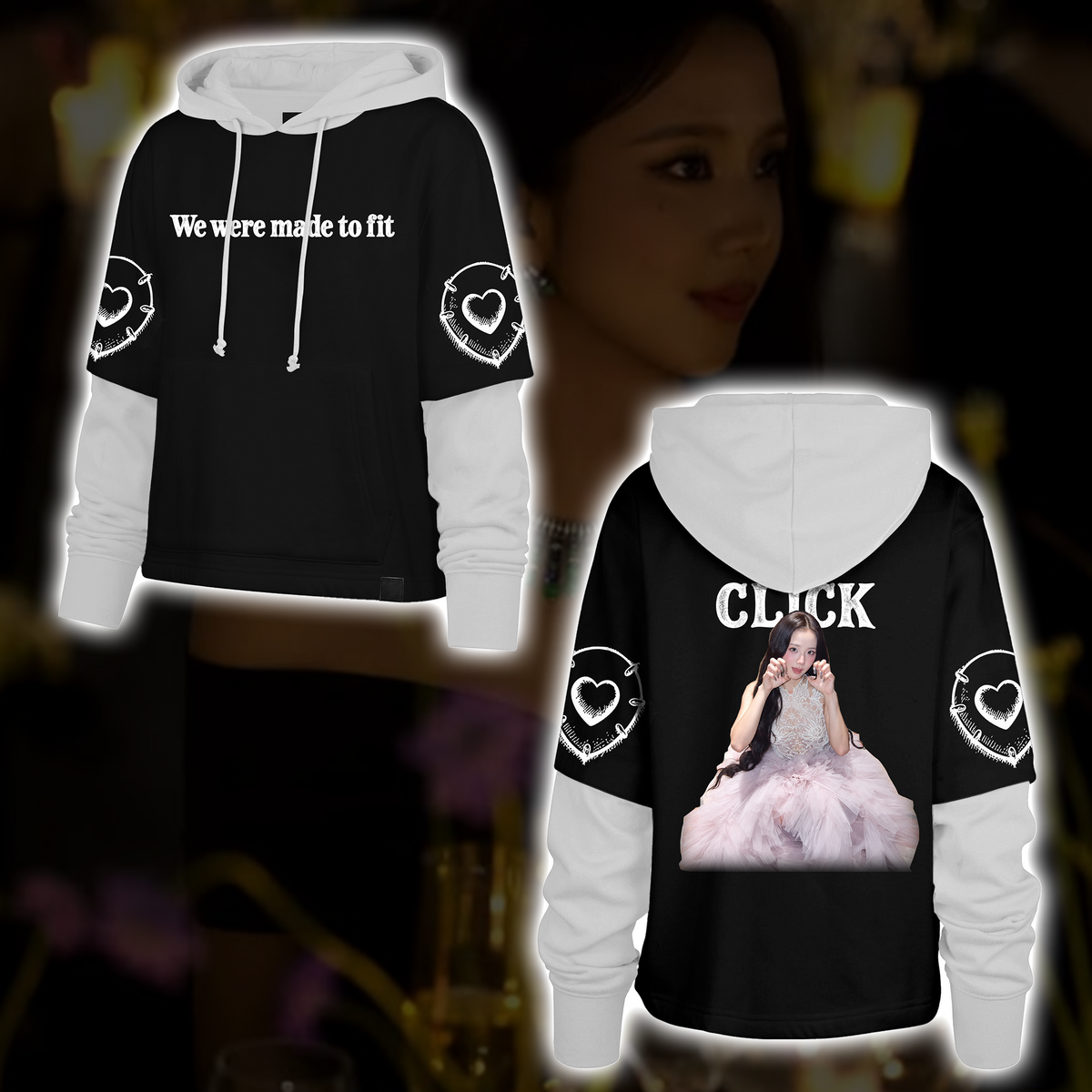 Pink Jisoo Click  Come Back Shortstop Hoodie Outfit Gift for Blink