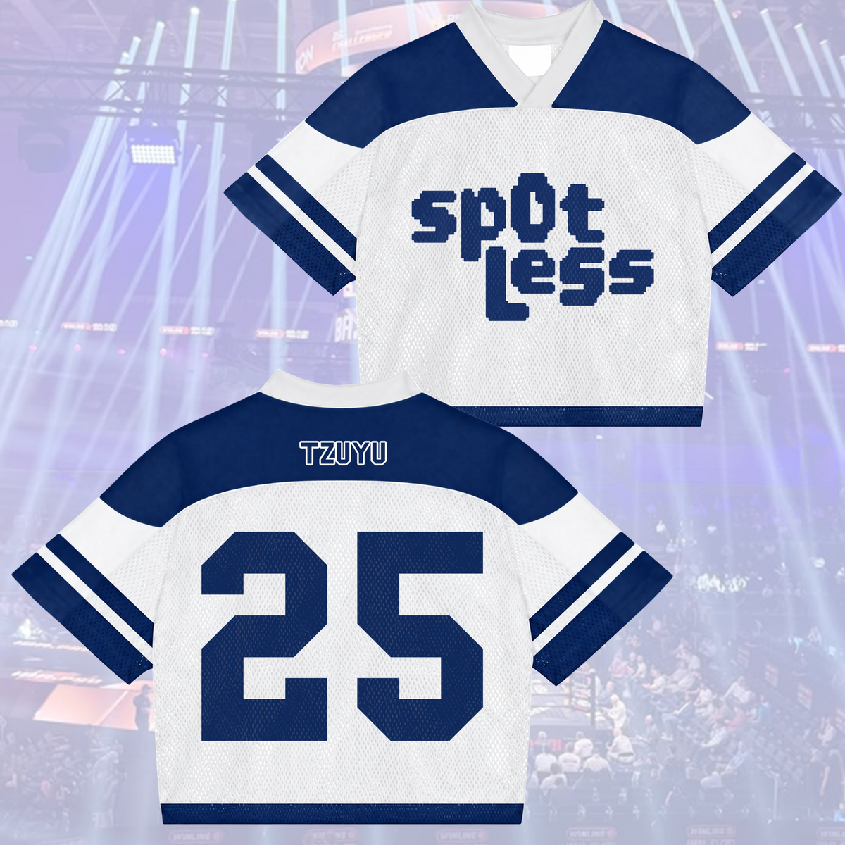Twice This Is For North America World Tour Nordamerika Mixed-Mesh-Trikot