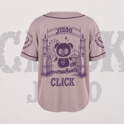 Jisoo Click Solo Purple Baseball Jersey BLACKPINK Concert Outfit