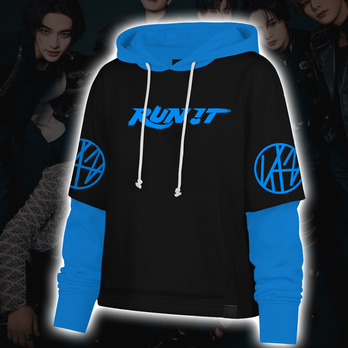 Stray Kids Run It Tour SKZOO Evil Hip Hop Style Shortstop Hoodie Kpop Concert Outfit Gift