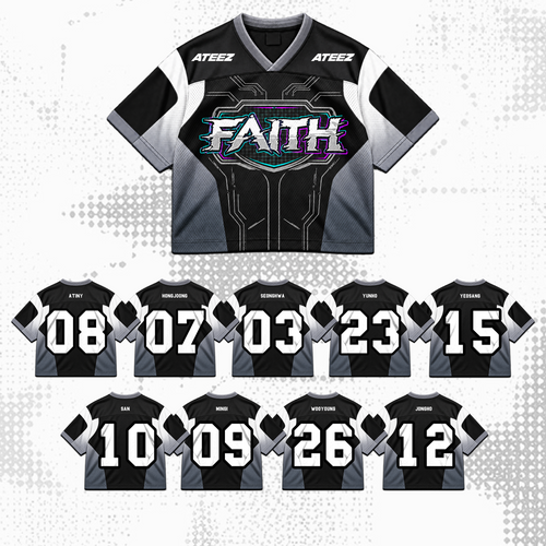 ATEEZ Golden Hour Part 5 Mixed Mesh Jersey Fan Edition (Bad)