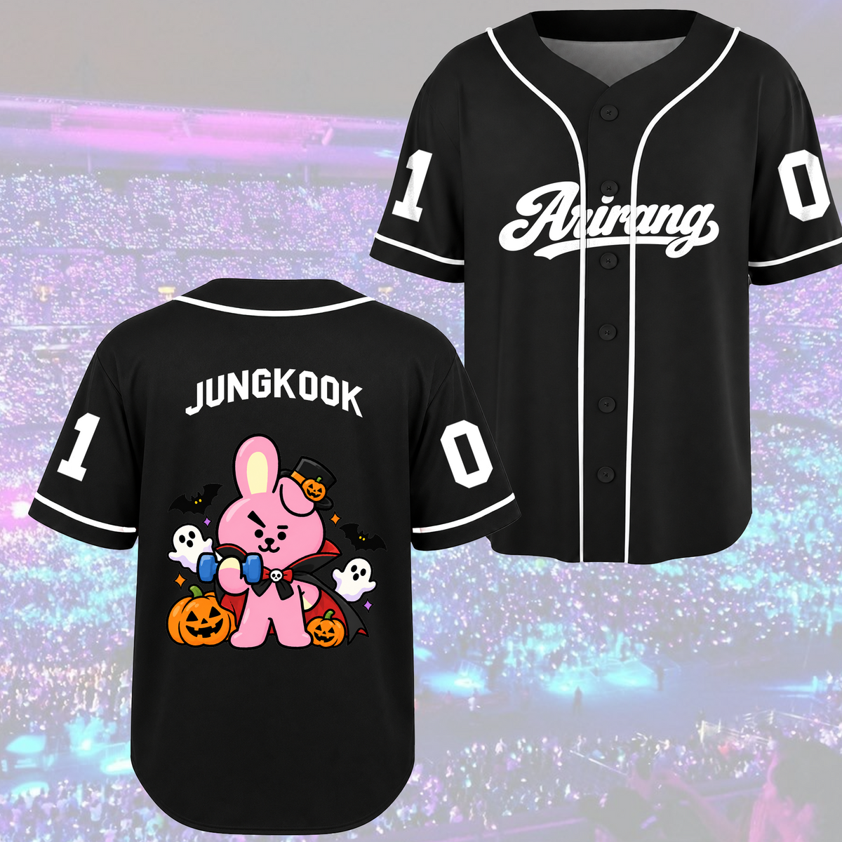 Arirang Army Club All Members Spooky Halloween Baseball Jersey For Bias