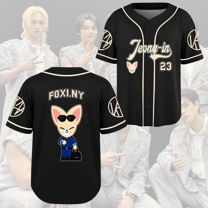 Stray Kids Run It Tour Baseball Jersey Skzoo Concert Gift for STAY