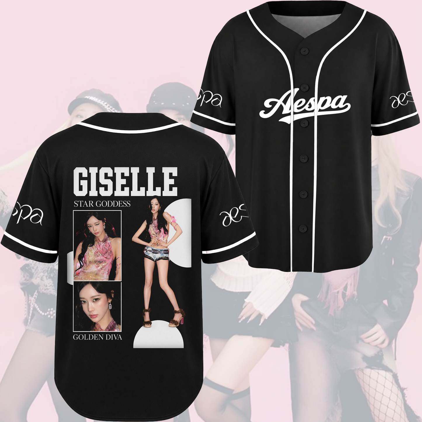 Aespa Visual Baseball Jersey 2026 Tour Concert Outfit Fan Merch
