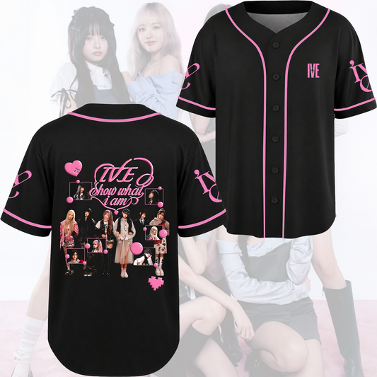 IVE World Tour Baseball Jersey  Show What I Have Kpop Merch Fan Edition