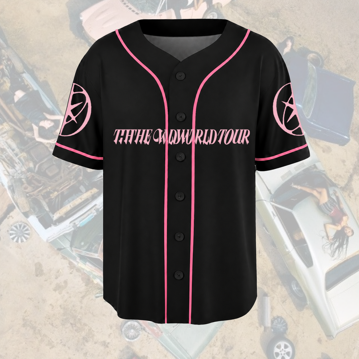 Vibrant Pulse Katseye The Wildworld Tour Baseball Jersey Fan Editon
