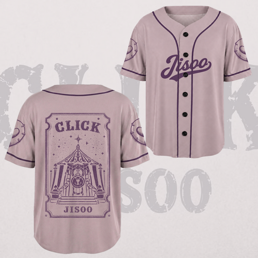 Jisoo Click Solo-Album Baseballtrikot BLACKPINK Geschenke für Blinks
