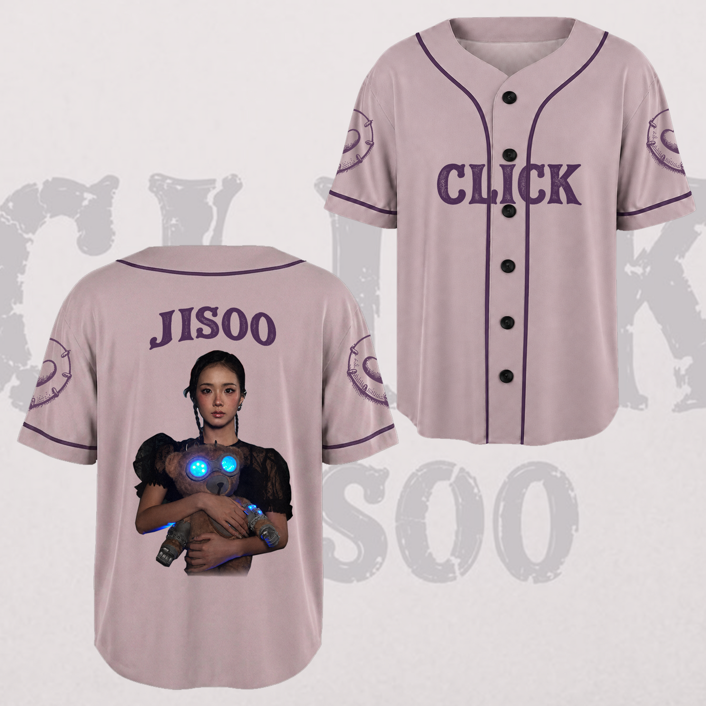 Jisoo Click Album Come Back Baseball Jersey BLACKPINK Merch Gift for Blink