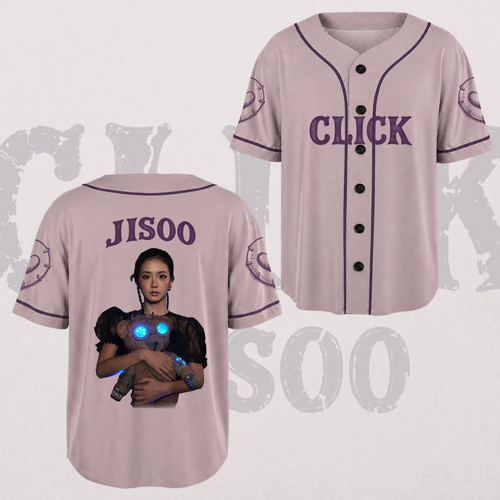 Jisoo Click Album Come Back Baseball Jersey BLACKPINK Merch Gift for Blink