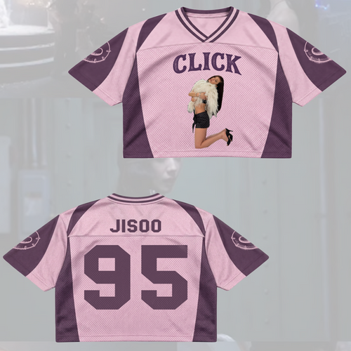 Jisoo Click 2026 Come Back Mixed Mesh Jersey BLACKPINK Fan Gifts
