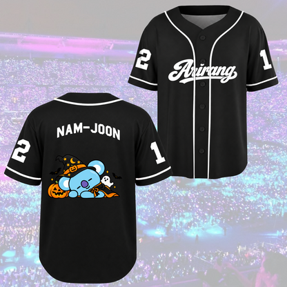 Arirang Army Club All Members Spooky Halloween Baseball Jersey For Bias