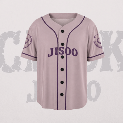 Jisoo Click Solo Purple Baseball Jersey BLACKPINK Concert Outfit