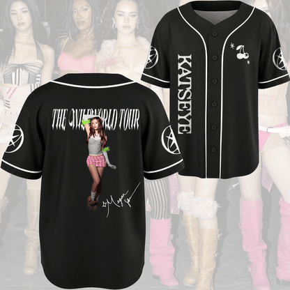 Shockwave The WILDWORLD Tour  Katseye Signature Baseball Jersey Gift For Fans