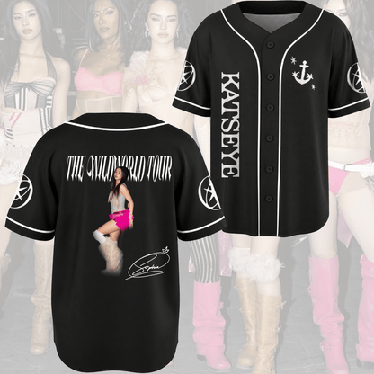 Shockwave The WILDWORLD Tour  Katseye Signature Baseball Jersey Gift For Fans