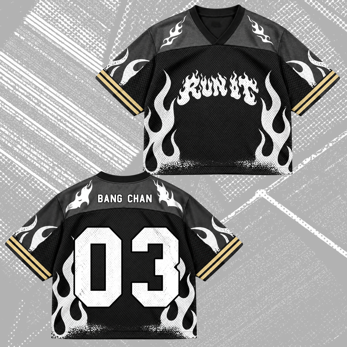 Savage Run It Stay Club All Members Heavy Metal Mixed Mesh Jersey For Stay