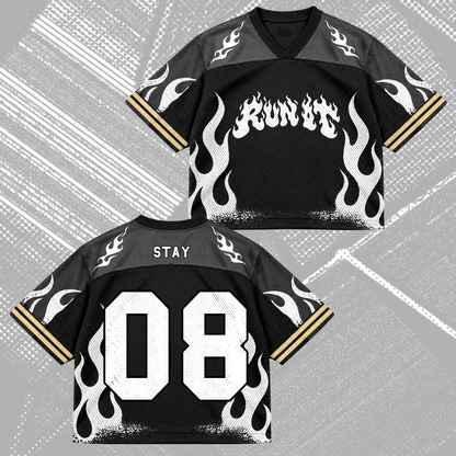 Savage Run It Stay Club All Members Heavy Metal Mixed Mesh Jersey For Stay
