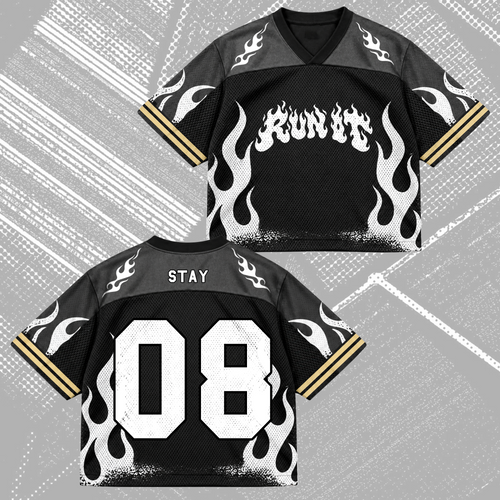 Savage Run It Stay Club All Members Heavy Metal Mixed Mesh Jersey For Stay