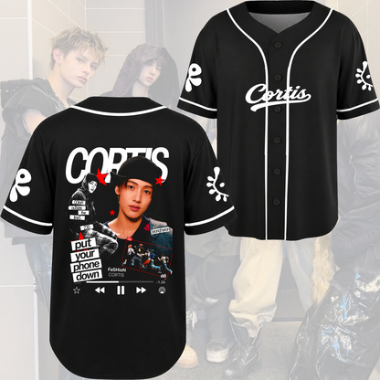 CORTIS 2026 Tour Baseball Jersey Put Your Phone Down Merch Gift For Fans