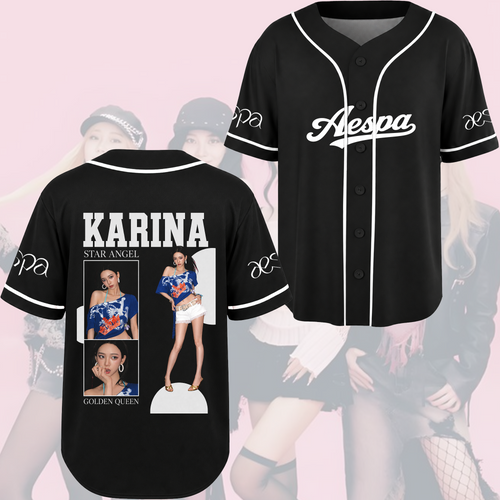 Aespa Visual Baseball Jersey 2026 Tour Concert Outfit Fan Merch