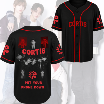 Spark Cortis Put Your Phone Down Tour Baseball Jersey
