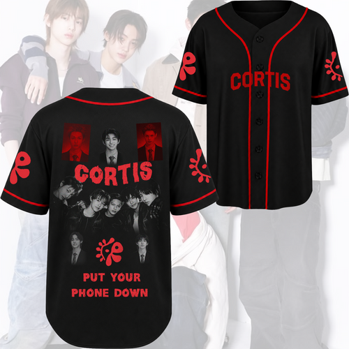 Spark Cortis Put Your Phone Down Tour Baseball Jersey