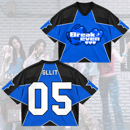 Super Star Breakeven Illit Album Mixed Mesh Jersey Gift For Gllit