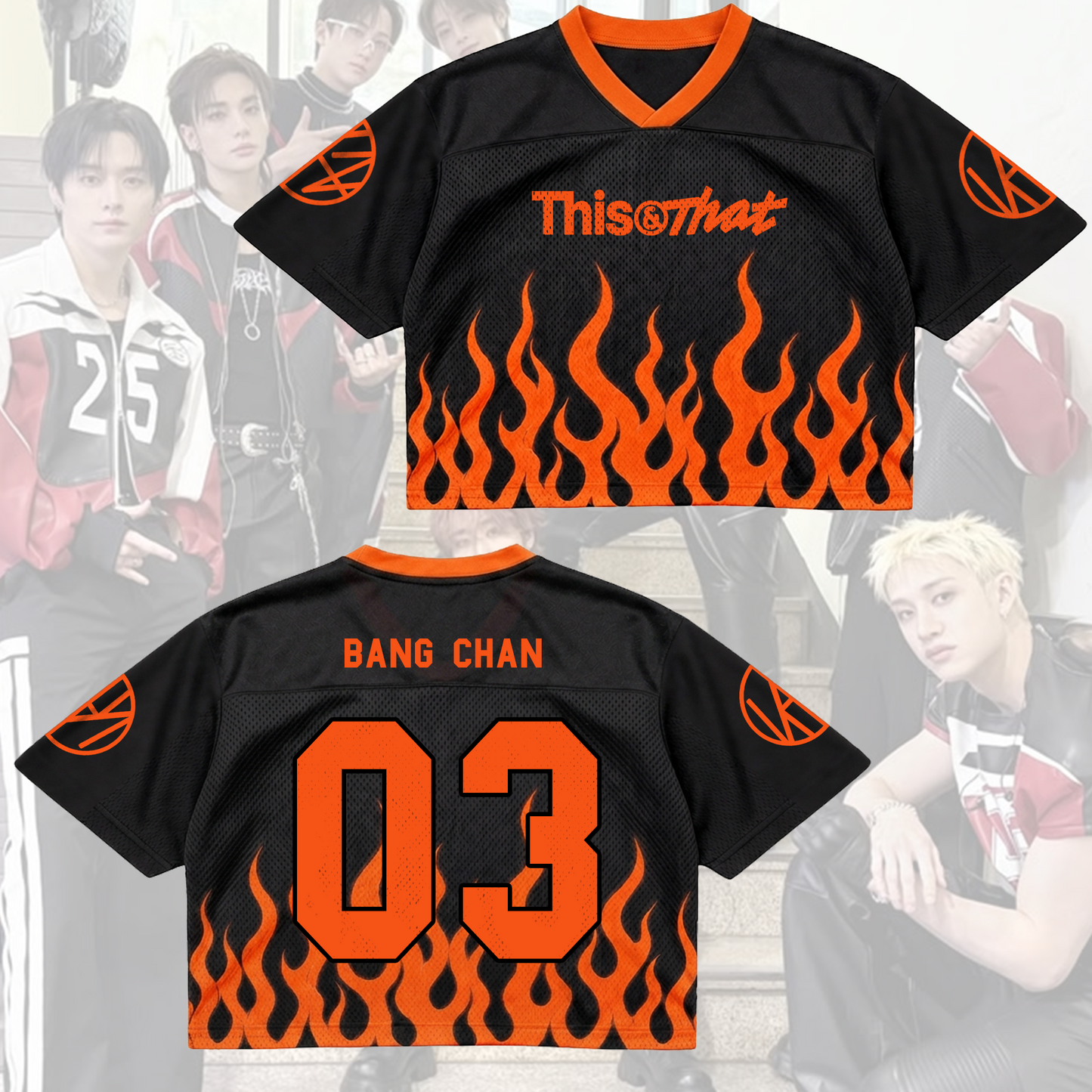 Bold Stray Kids This That Album Jersey Run It Merch Gift for STAY
