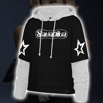LISA SaWaDiKa Single Streetwear Shortstop Hoodie For LILIES