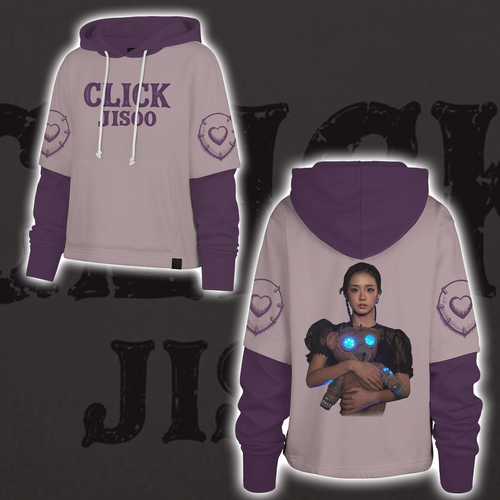 Jisoo Click Solo Album Shortstop Hoodie Outfit Gift for Blink