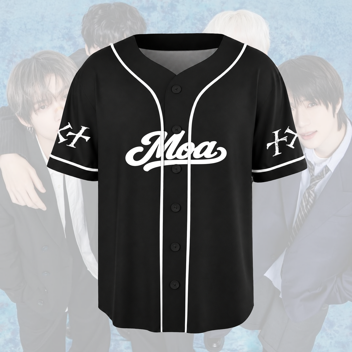 TOMORROW X TOGETHER Steal The Wind Tour Vintage Baseball Jersey For MOA