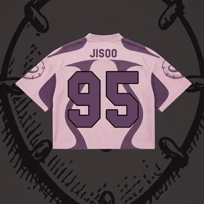 Jisoo Click Album Mixed Mesh Jersey BLACKPINK Fan Gift for Blink