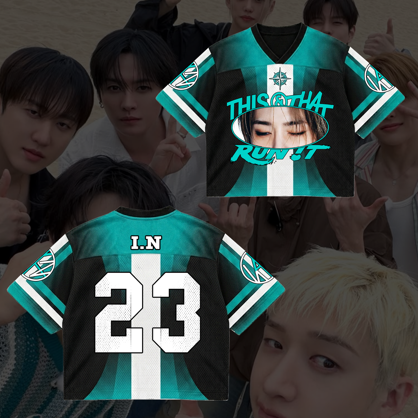 Stray Kids Eye This & That Album Mixed Mesh Jersey Gifts For Stay