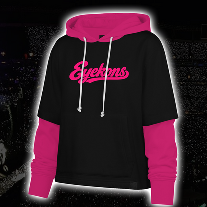 Fierce Wild World Tour Eyekons Club Tour Dates Y2K Cyberpunk Shortstop Hoodie For Eyekons